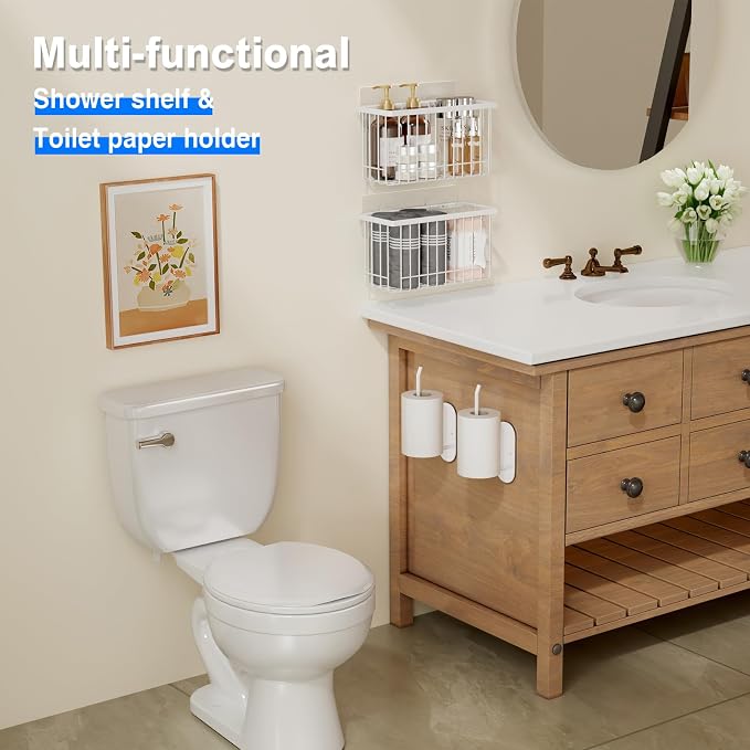 Mustorn 4 Pack Adhesive Cabinet Door Organizer, Lid Organizers Inside Cabinet - Image 5