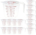 16 Pcs 2 Cup Capacity Plastic Measuring Cup, 16 Oz/500 ml Clear Graduated by Unknown