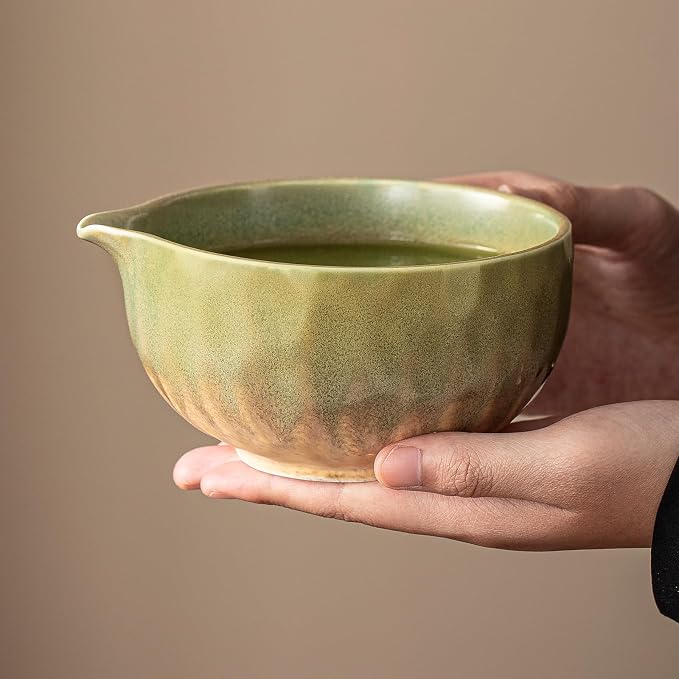 Clay&Fire Matcha Whisk Set，9 Pcs Ceramic Matcha Set, 15 OZ Matcha Bowl - Image 2