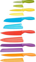 Amazon Basics Color-Coded Dishwasher Safe Kitchen Knife Set, 12-Piece by AmazonBasics