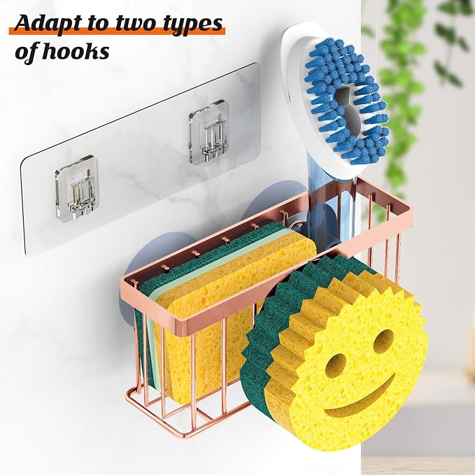 MURLONG Sponge Holder Smiley Face, Sink Caddy - Image 3