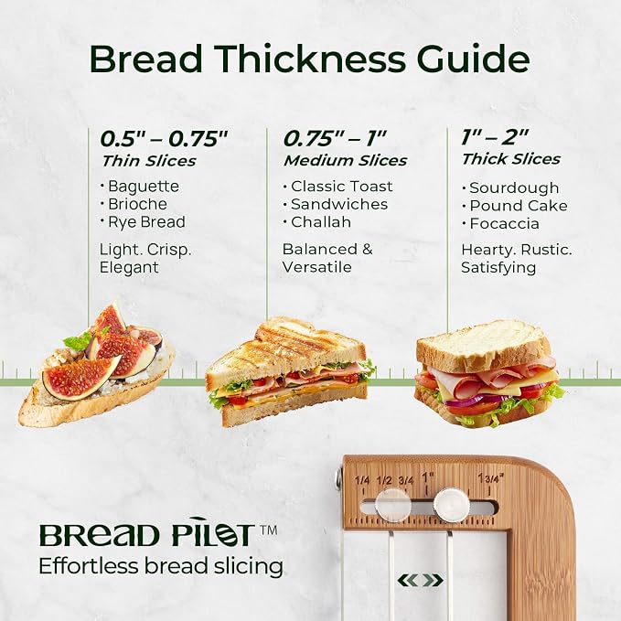 keechee Bread Pilot Adjustable Bread Knife – Upgraded Bread Slicer - Image 3