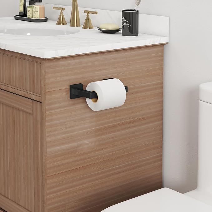 FEILERN Toilet Paper Holder, Wall Mounted Post Pivoting Square Tissue Holders - Image 7