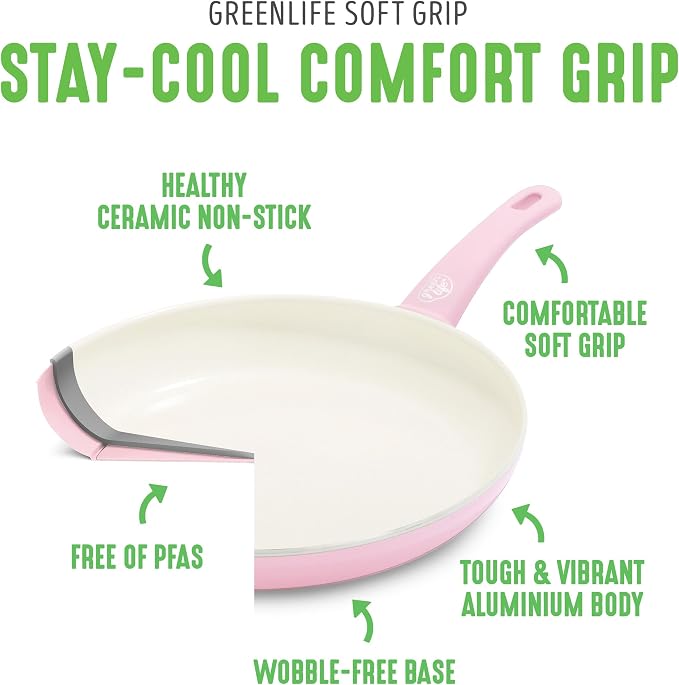 GreenLife 6QT Ceramic Nonstick Stockpot - Image 3