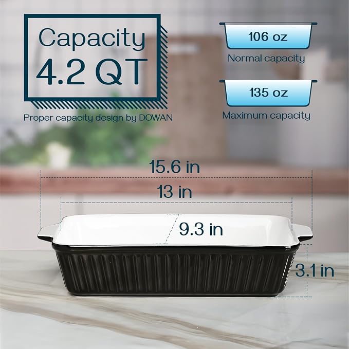DOWAN 9x13-Inch Casserole Dishes - Image 2