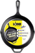 Lodge Seasoned Cast Iron Skillet 10.25 Inches by Lodge