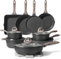 JEETEE Pots and Pans Set Non Stick 23pcs, Healthy Kitchen Cookware Sets by JEETEE
