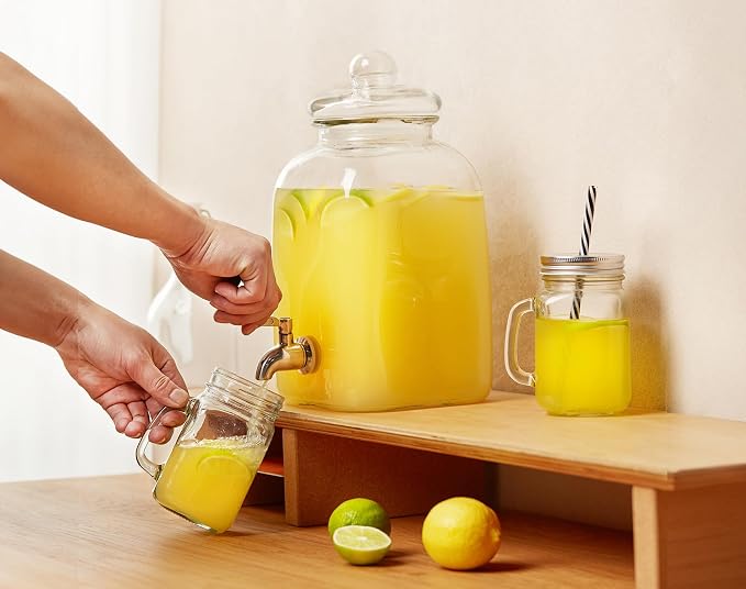 Kook Glass Drink Dispenser, - Image 4