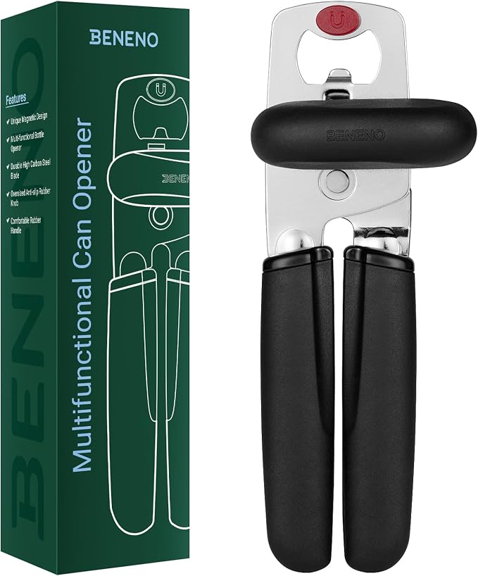 Beneno Can Opener, Heavy Duty Manual Can Opener by Beneno