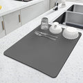 LOPNUR Kitchen Dish Drying Mat, Diatomite Coffee Mat, Super Absorbent Dish by LOPNUR