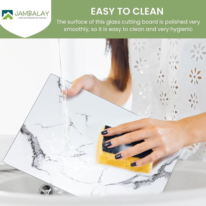 JAMBALAY Tempered Glass Cutting Boards - Image 4