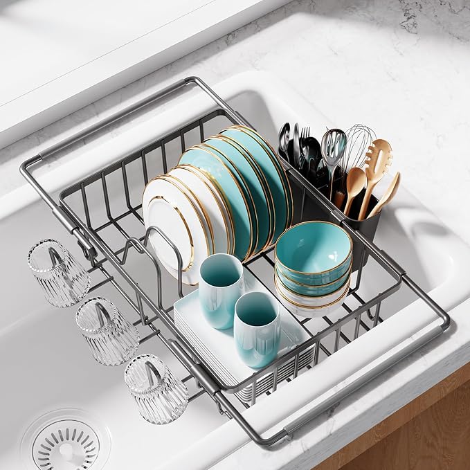 Sakugi Dish Drying Rack in Sink by Sakugi