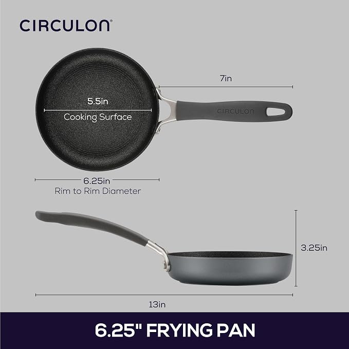 Circulon A1 Series with ScratchDefense Nonstick Induction Small Frying Pan - Image 2