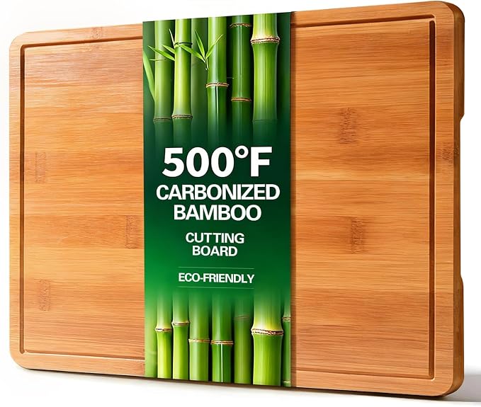 Zarler Bamboo Cutting Boards for Kitchen, 15.5x10.5 Wood Cutting Board by ZarlerOfficial