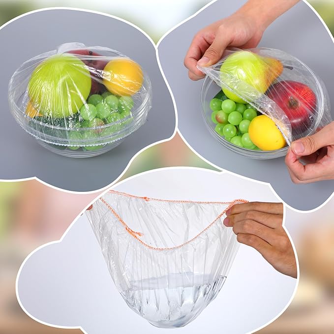 200 Pcs 6 Size Plastic Bowl Covers - Image 7