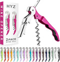 HYZ 2-Pack Wine Opener Waiter Corkscrew, Professional Wine Key by HYZ