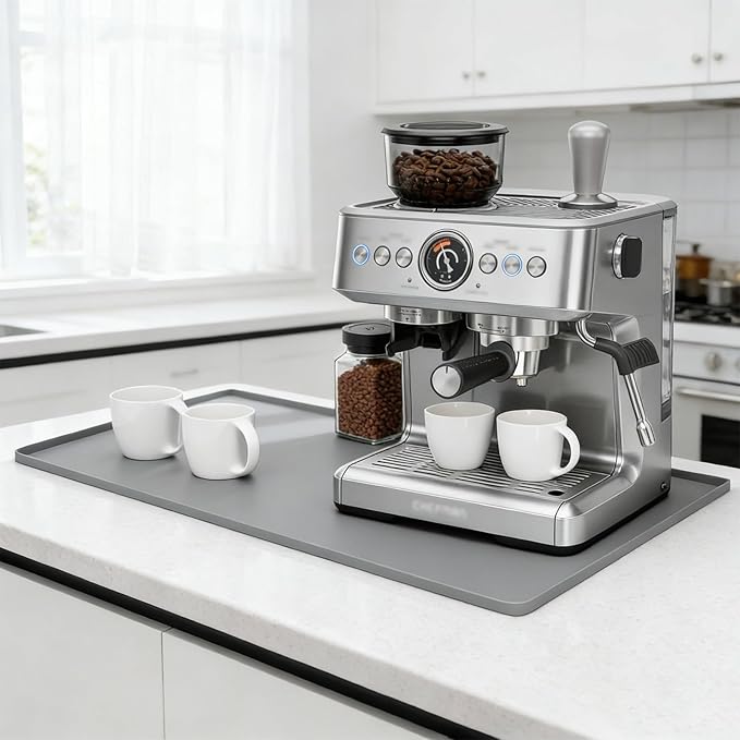 Silicone Coffee Mat, Eco-friendly, Hygienic Drying Pad, Leak-Proof and Non-Slip by SCYFREID