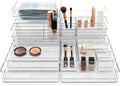 27 PCS Clear Plastic Drawer Organizer Set, 4 Sizes Acrylic Drawer Storage Trays by Unknown