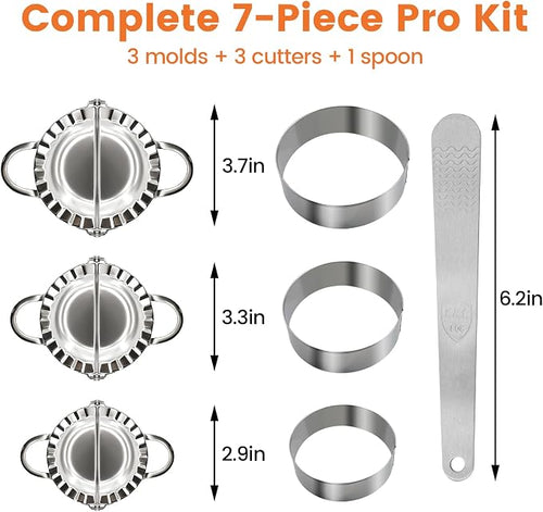 3-in-1 Stainless Steel Dumpling Maker Set - Image 2