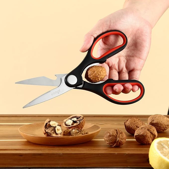LIVINGO 8" Kitchen Scissors All Purpose - Image 7
