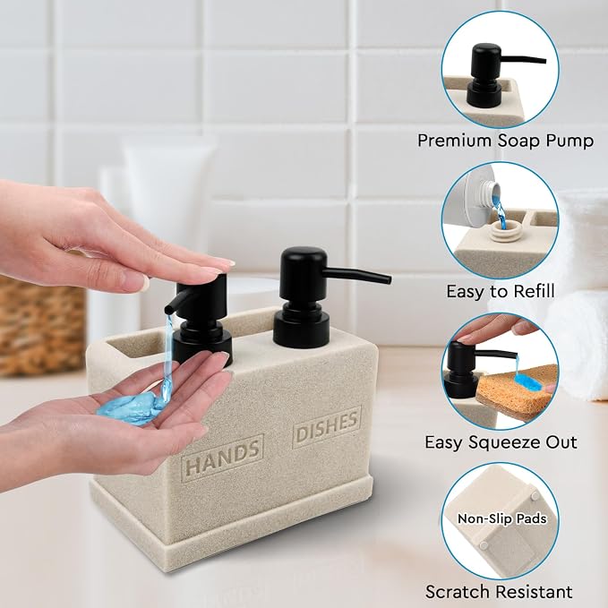 Hand and Dish Soap Dispenser Set - Image 4