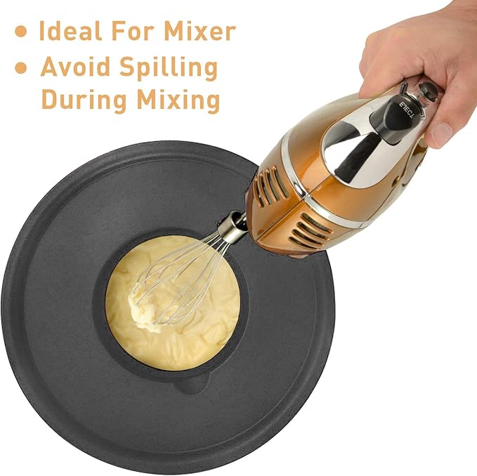 Wildone Mixing Bowls with Airtight Lids Set, with Grater Attachments & Non-Slip - Image 4