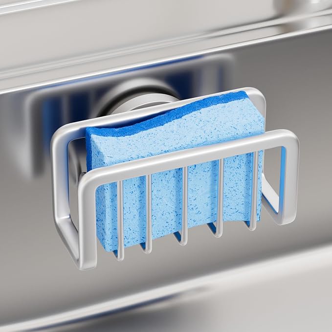 TAILI Sink Caddy with Strong Suction Cup, Sponge Holder by TAILI