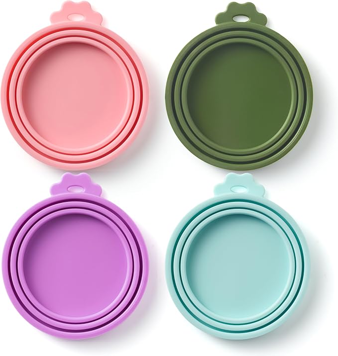 4 Pack Universal Pet Food Can Covers Lids - Image 9