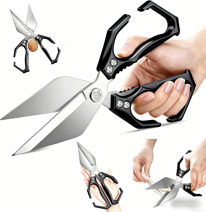 Seattleget Multifunctional Heavy-Duty Kitchen Shears, Chicken Bone Scissors by WCZYMX