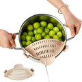 Silicone Pot Strainer, Emptycolor Adjustable Clip On Strainer by Unknown