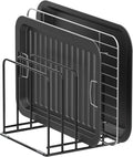 KORRTFID Kitchen Cabinet Organizer, Steel Cookware Holder, Divided Holder by KORRTFID