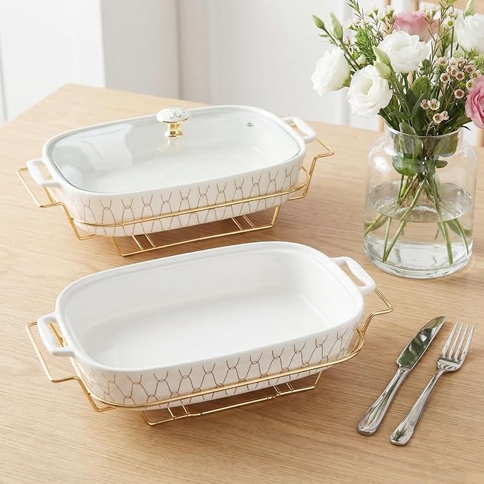 11" x 8" Ceramic Casserole Dish - Image 4