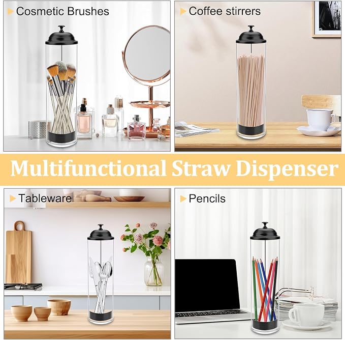 13.5 inch Straw Holder for Standard & Long Bended Size Drinking Straws - Image 5