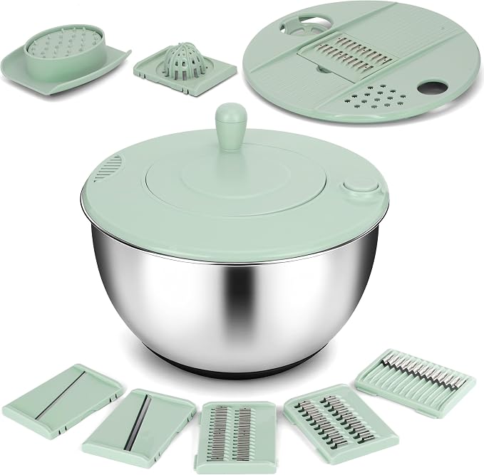 Unokit Stainless Steel Salad Spinner by Unokit