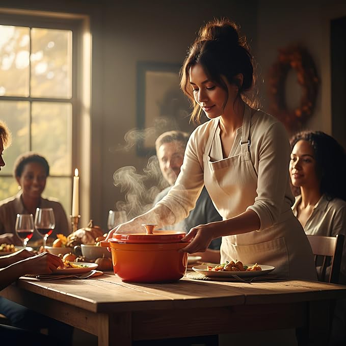 YJX Cast Iron Dutch Oven Pot - Image 5