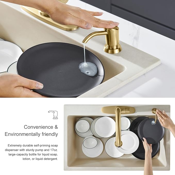 GAGALIFE Built in Sink Soap Dispenser or Lotion Dispenser - Image 4