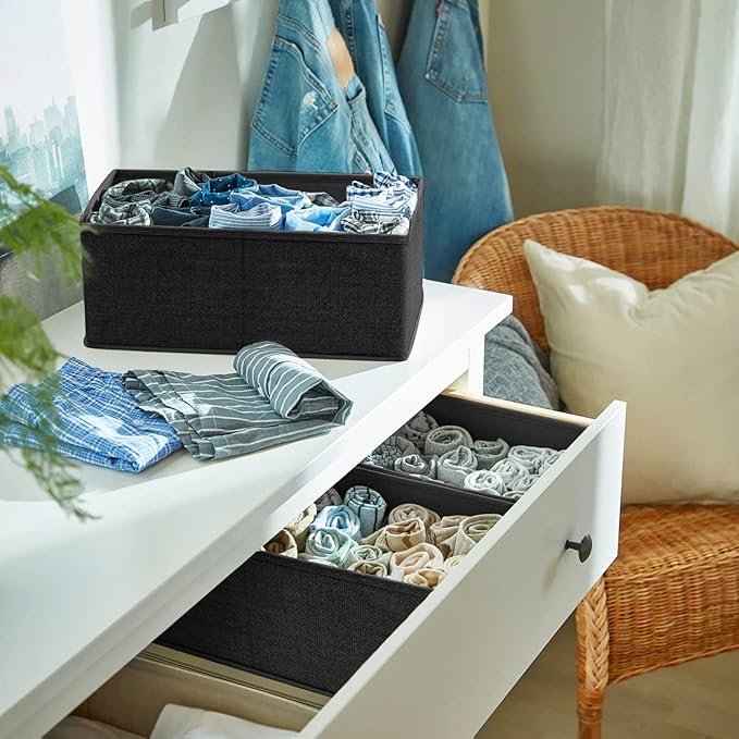 Criusia Drawer Organizer Clothes 12 Pack - Image 6