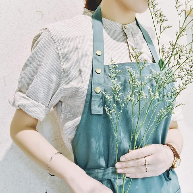 Art Aprons for Painting Pottery Ceramics, Mens Women Kitchen Cooking Aprons - Image 8