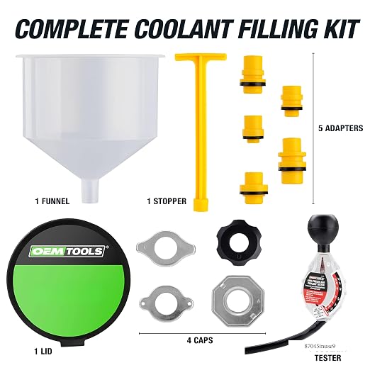 OEMTOOLS 87045 No Spill Coolant Filling Funnel Kit - Image 10
