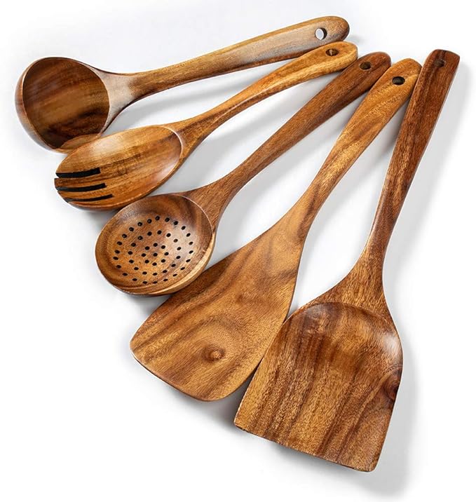 Wood Kitchen Utensils Set, Utensil set by TEZZ