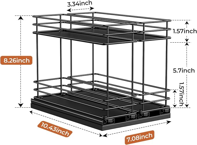 Mystozer Pull Out Spice Rack Organizer - Image 3