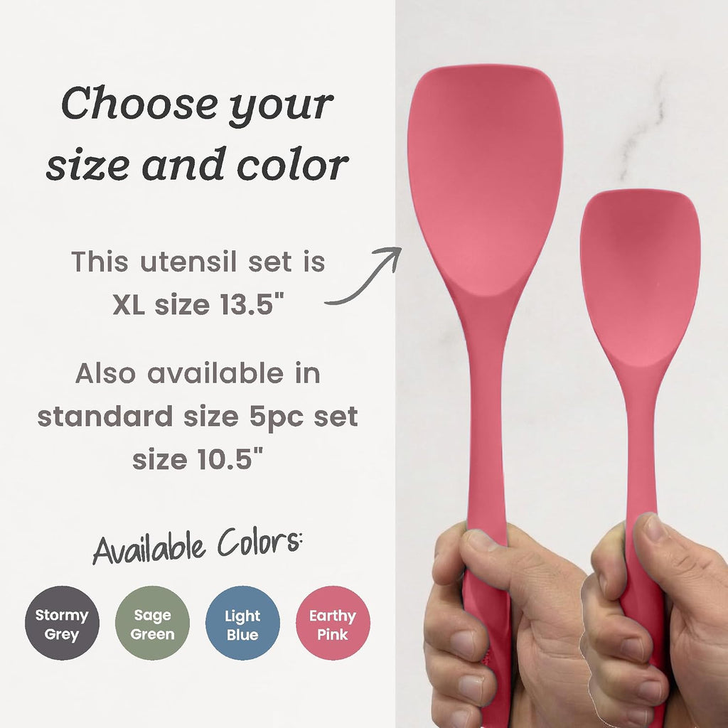 Starpack Like a Boss XL Silicone Cooking Utensils Set (6-Piece, 13.5")