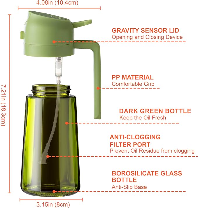 CXINYI - 16oz/470ml Olive Oil Dispenser - Image 6
