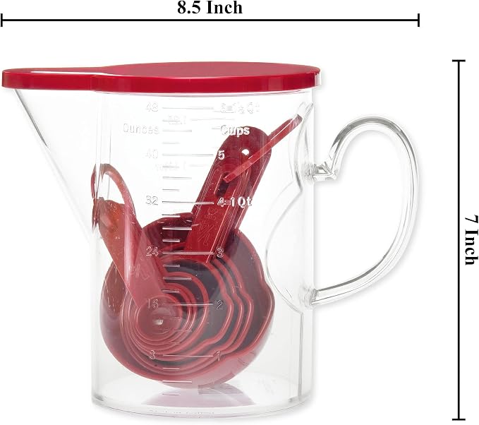 Measuring Cups and Measuring Spoons Set of 10 Pieces, Supreme Housewares - Image 2