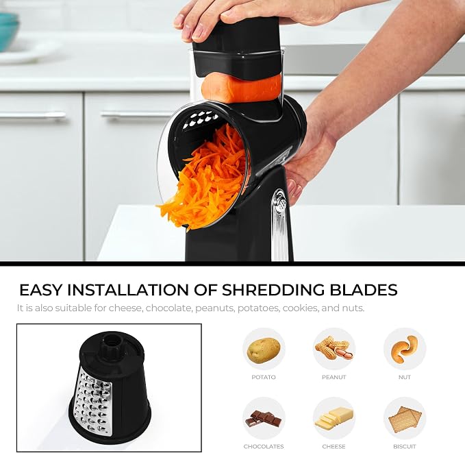 SUSTEAS Rotary Cheese Grater - Image 4
