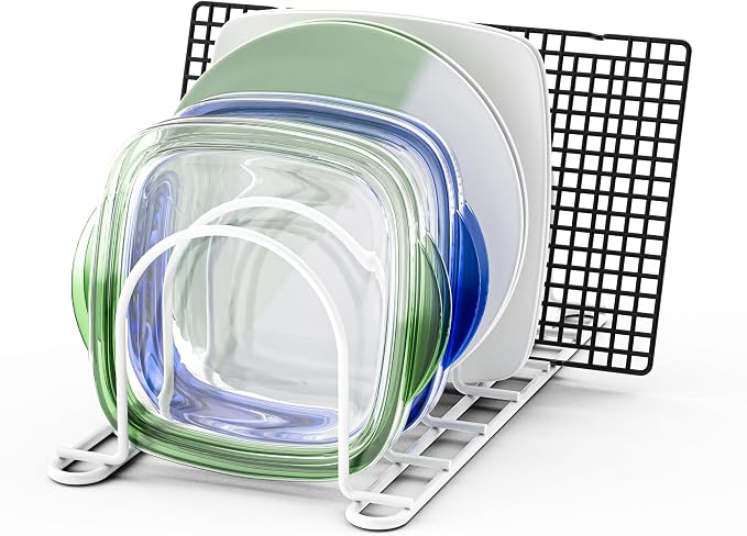 JAQ Pot Lid Rack Organizer, 10.5" Kitchenware Dividers Holder by JAQ-BuyNow