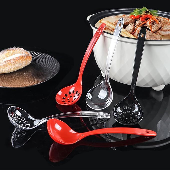 Large Plastic Serving Spoons, Disposable Heavy Duty Serving Spoons, Long Handle - Image 7