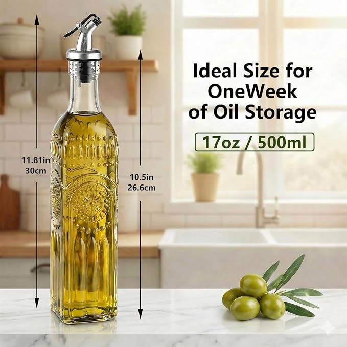 WERTIOO 4 Pack Olive Oil Dispenser Bottle - Image 2