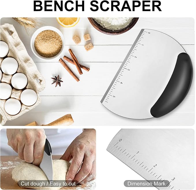 Stainless Steel Cookie Cutters, Pastry Cutter, Dough Cutter & Biscuit Cutter Set - Image 4