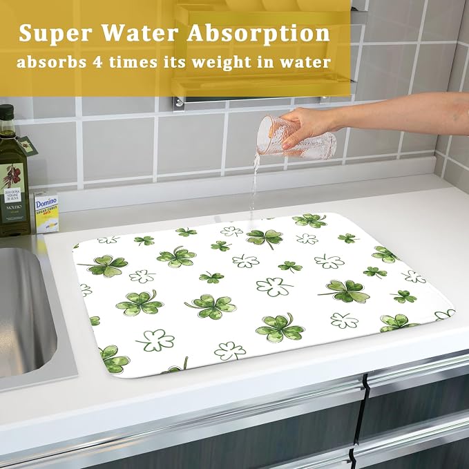 St Patricks Day Dish Drying Mat - Image 7